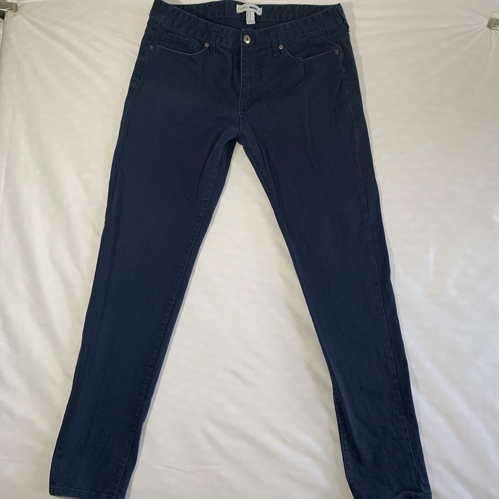 Fashion Nova Mens 36 Blue pants Slim Fit Jeans Pants Size‎ dark (ACTUAL 34)